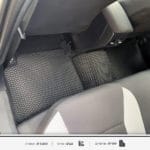 שטיחים אחוריים לרכב טויוטה קורולה סדאן בצבע שחור