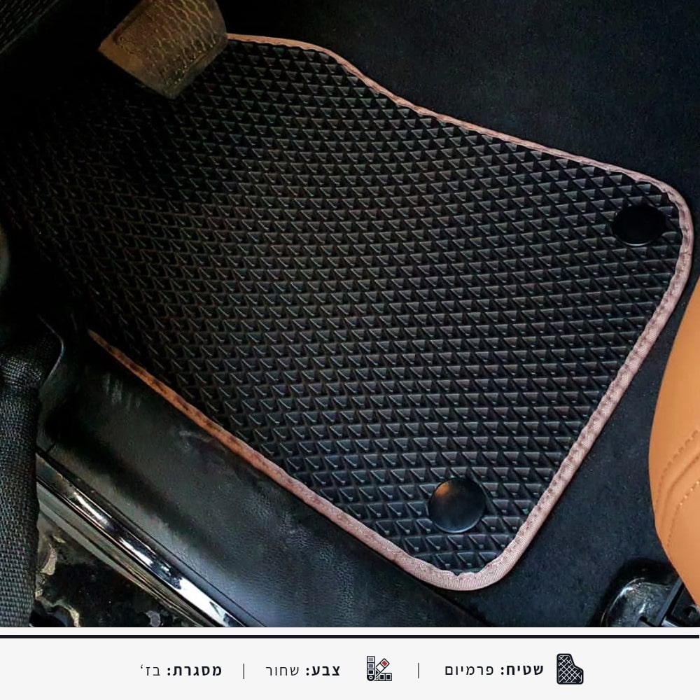 שטיח קידמי לרכב JEEP WRANGLER בעל 3 דלתות